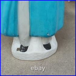 Vintage Empire Dickens Caroler Gentleman Christmas Blow Mold Plastic 38