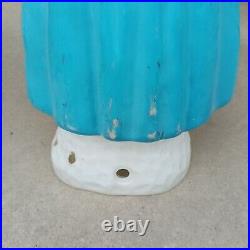 Vintage Empire Dickens Caroler Gentleman Christmas Blow Mold Plastic 38