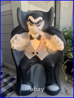 Vintage Empire Dracula 36 Halloween Lighted Blow Mold