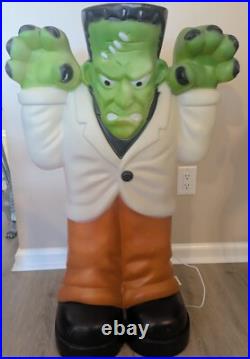 Vintage Empire Frankenstein 36 Halloween Blow Mold Outdoor Monster Display