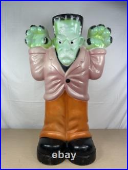 Vintage Empire Frankenstein Blow Mold 36 Plastic Halloween Yard Ornament