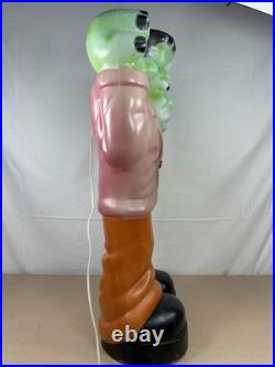 Vintage Empire Frankenstein Blow Mold 36 Plastic Halloween Yard Ornament