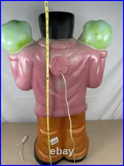 Vintage Empire Frankenstein Blow Mold 36 Plastic Halloween Yard Ornament