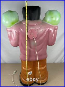 Vintage Empire Frankenstein Blow Mold 36 Plastic Halloween Yard Ornament