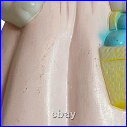 Vintage Empire General Foam Plastics 25 Mr & Mrs Easter Bunny Blow Mold Pair