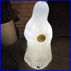 Vintage Empire Halloween 34 Light Blow Mold Ghost Black Cat Pumpkin 024611 USA