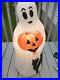 Vintage Empire Halloween 34 Lighted Blow Mold Ghost with Black Cat Yard Decor