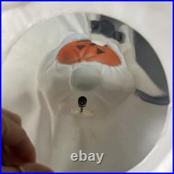 Vintage Empire Halloween 34 Lighted Blow Mold Ghost with Black Cat and Pumpkin