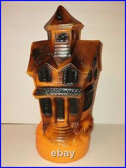 Vintage Empire Halloween Haunted House 13 Blow Mold 1969 with Light