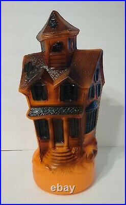 Vintage Empire Halloween Haunted House 13 Blow Mold 1969 with Light