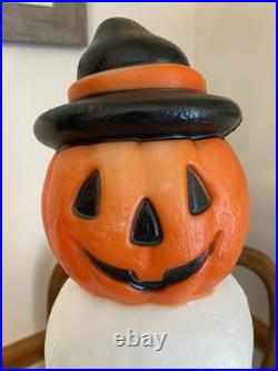 Vintage Empire Halloween Totem Blow Mold 32 (Pumpkins, Skull, Cat, Ghost)