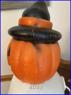 Vintage Empire Halloween Totem Blow Mold 32 (Pumpkins, Skull, Cat, Ghost)