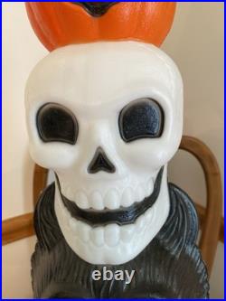 Vintage Empire Halloween Totem Blow Mold 32 (Pumpkins, Skull, Cat, Ghost)