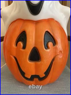 Vintage Empire Halloween Totem Blow Mold 32 (Pumpkins, Skull, Cat, Ghost)