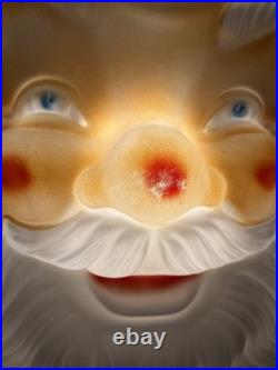 Vintage Empire Illuminated 34 Giant Christmas Blow Mold Santa Face