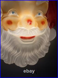Vintage Empire Illuminated 34 Giant Christmas Blow Mold Santa Face