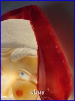 Vintage Empire Illuminated 34 Giant Christmas Blow Mold Santa Face