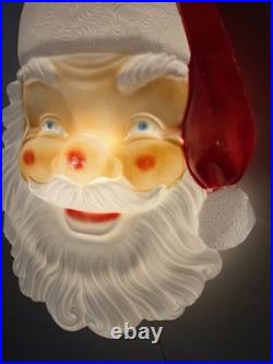 Vintage Empire Illuminated 34 Giant Christmas Blow Mold Santa Face