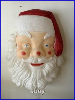 Vintage Empire Illuminated 34 Giant Christmas Blow Mold Santa Face