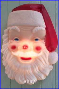 Vintage Empire Illuminated 36 Giant Indoor/Outdoor Blow Mold Santa Face