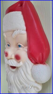 Vintage Empire Illuminated 36 Giant Indoor/Outdoor Blow Mold Santa Face