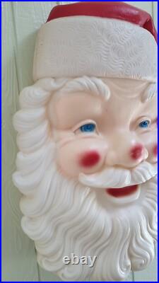 Vintage Empire Illuminated 36 Giant Indoor/Outdoor Blow Mold Santa Face