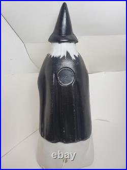 Vintage Empire Lighted Halloween Wicked Witch With Broom Blow Mold 39 Tall