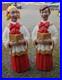 Vintage Empire Poloron Blow Mold Choir Girl & Boy Light Up! Approx 50