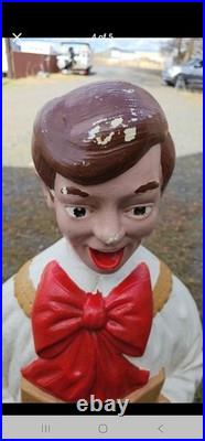 Vintage Empire Poloron Blow Mold Choir Girl & Boy Light Up! Approx 50