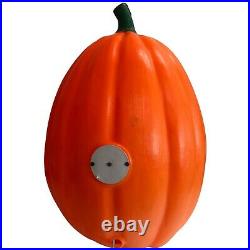 Vintage Empire Pumpkin Blow Mold 27 Halloween Jack O Lantern Orange