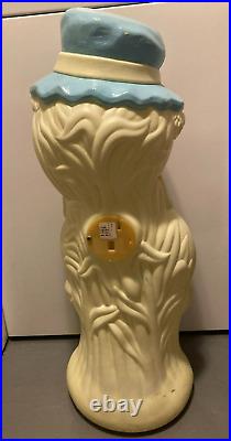 Vintage Empire Pumpkin Head Scarecrow Halloween Blow Mold LARGE 34 INCHES TALL