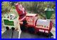 Vintage Empire Santa Choo Choo Train RR and Tender Blow Mold. 1972