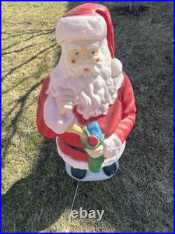 Vintage! Empire Santa Claus Blow Mold 46 Christmas Lighted No Damaged