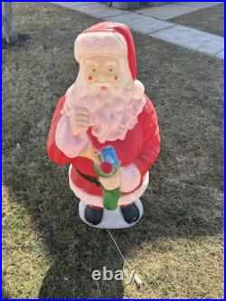 Vintage! Empire Santa Claus Blow Mold 46 Christmas Lighted No Damaged
