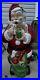 Vintage Empire Santa Claus Blow Mold 46 Green Toy Sack Christmas Lighted 1968