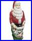 Vintage Empire Santa Claus Blow Mold 46 Green Toy Sack Christmas Lighted CLEAN