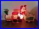 Vintage Empire Santa Train + Toy Tender Car Blow Mold. LOCAL PICK UP ONLY