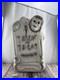 Vintage Empire Tomestone, Graveyard, Haloween Blow Mold 28 Tall Skeleton
