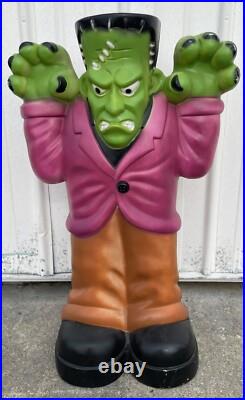 Vintage Frankenstein General Foam Blow Mold Outdoor Halloween Decor Rare