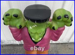 Vintage Frankenstein General Foam Blow Mold Outdoor Halloween Decor Rare