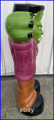 Vintage Frankenstein General Foam Blow Mold Outdoor Halloween Decor Rare