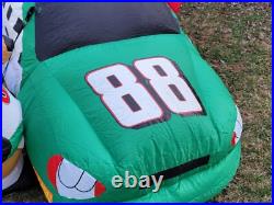 Vintage Gemmy Inflatable Nascar #88 Dale Earnhardt Jr. Christmas With Santa