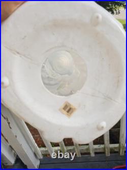 Vintage General Foam 34 Witch Halloween Lighted Blow Mold Cauldron, Cat & Bat