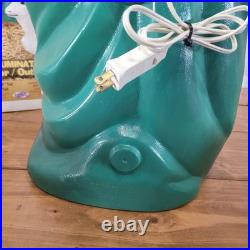 Vintage General Foam Nativity Scene Shepherd and Sheep Lighted Blow Mold in Box