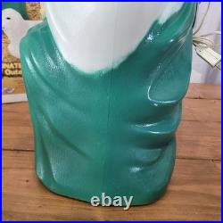 Vintage General Foam Nativity Scene Shepherd and Sheep Lighted Blow Mold in Box