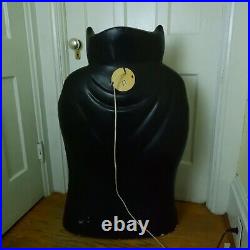 Vintage General Foam Plastics Dracula Blow Mold with Light Fixture 35 Halloween