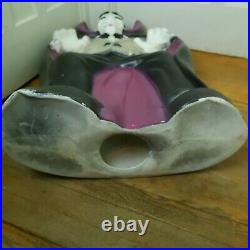 Vintage General Foam Plastics Dracula Blow Mold with Light Fixture 35 Halloween