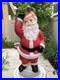 Vintage General Foam Plastics Santa Claus Waving Blow Mold Lighted 40- WORKS