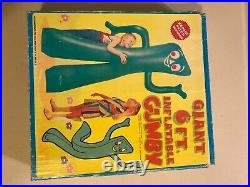 Vintage Giant 6FT Inflatable Gumby No. 7368 Unused Lewco Co 1986 Imperial Toy Co