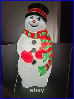 Vintage Grand Venture 1997 Frosty The Snowman Lighted Christmas Blow Mold 38